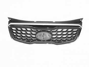 Решетка радиатора (пр-во Китай) BODYPARTS KIA Picanto 2 TA хэтчбэк 3 дв. дорестайлинг (2011-2015) (молдинг хром)