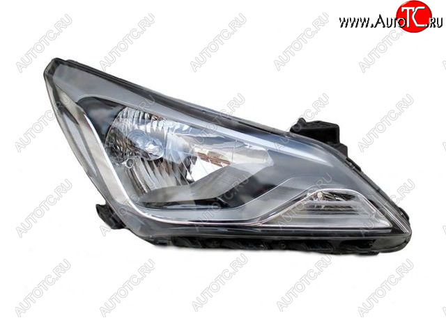 5 199 р. Правая фара (корректор) BodyParts  Hyundai Solaris  RBr (2014-2017) седан рестайлинг  с доставкой в г. Вологда