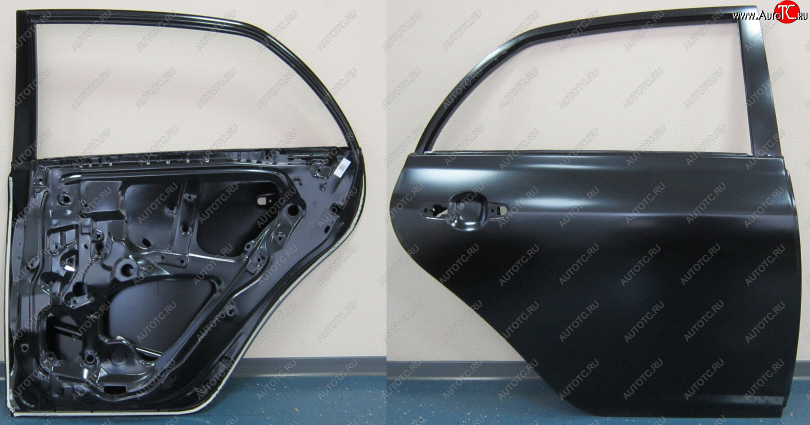 13 199 р. Правая дверь задняя BodyParts Toyota Corolla E150 седан дорестайлинг (2006-2010) (Неокрашенная)  с доставкой в г. Вологда