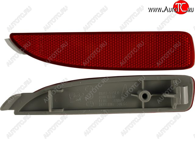 259 р. 3 (MAZDA 6 13-) ФОНАРЬ-КАТАФОТ ПРАВ В ЗАДН БАМПЕР (СЕДАН) (Китай) BODYPARTS mzx0313-050-r  с доставкой в г. Вологда