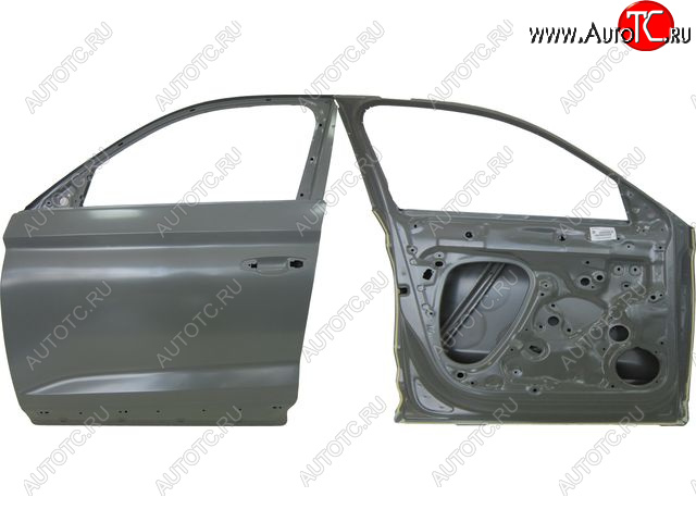 19 399 р. Левая дверь передняя BodyParts  Skoda Kodiaq  NU7 (2017-2021) дорестайлинг (Неокрашенная)  с доставкой в г. Вологда