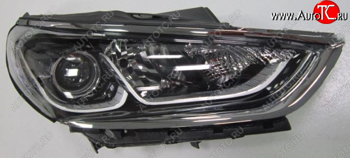 7 749 р. Правая фара (корректор) BODYPARTS Hyundai Sonata LF рестайлинг (2017-2019)  с доставкой в г. Вологда