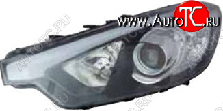 5 649 р. Левая фара (под корректор, линзован) BODYPARTS  KIA Cerato  3 YD (2013-2016) дорестайлинг седан  с доставкой в г. Вологда