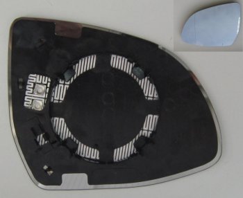 X5 {F25 14- F16 14-15} СТЕКЛО ЗЕРКАЛА ЛЕВ С ПОДОГРЕВ (aspherical) (Тайвань) TAIWAN bmf1513-460-l