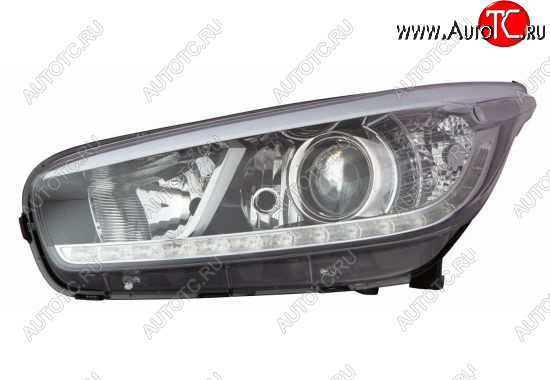 16 699 р. Левая фара (c электрокорректором) DEPO  KIA Ceed  2 JD (2012-2015) дорестайлинг, хэтчбэк  с доставкой в г. Вологда