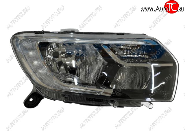 5 249 р. Правая фара (под корректор) BODYPARTS  Renault Logan  2 (2018-2025) рестайлинг  с доставкой в г. Вологда