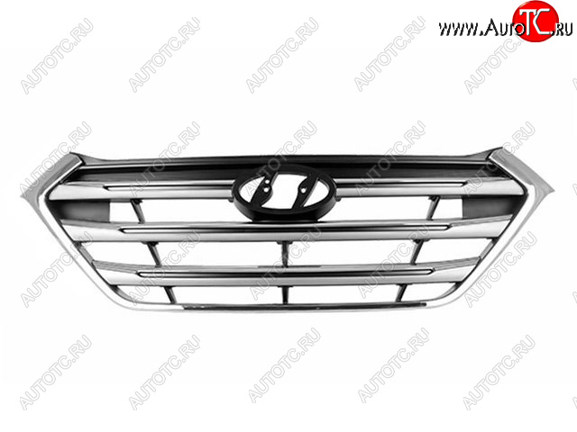 3 369 р. TUCSON РЕШЕТКА РАДИАТОРА ХРОМ (Китай) BODYPARTS hntun15-101  с доставкой в г. Вологда