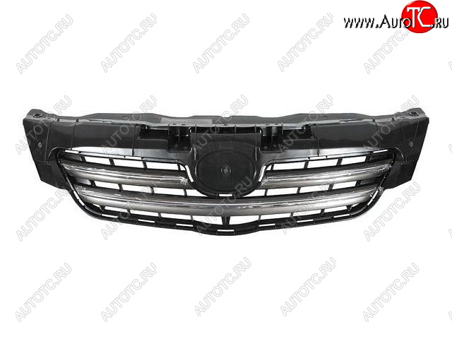 3 189 р. Решётка радиатора (с хром молдингом) BodyParts Toyota Corolla E150 седан дорестайлинг (2006-2010) (Неокрашенная)  с доставкой в г. Вологда