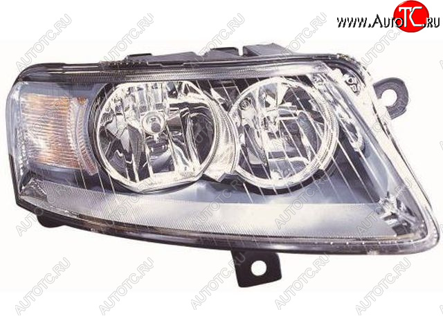 8 349 р. Фара правая (под корректор) DEPO Audi A6 C6 дорестайлинг, седан (2004-2008)  с доставкой в г. Вологда