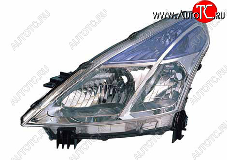 8 449 р. Левая фара (c электрокорректором) BODYPARTS Nissan Teana 2 J32 дорестайлинг (2008-2011)  с доставкой в г. Вологда