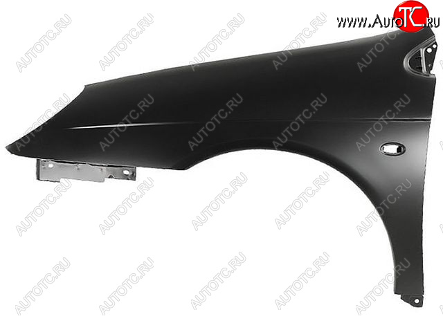 5 999 р. Левое крыло (с отверстием под повторитель поворота, Тайвань) BodyParts  CITROEN C5 ( X40,DC,  X40,DE,  X40,RC,  X40,RE) (2000-2008) лифтбэк дорестайлинг, универсал дорестайлинг, лифтбэк рестайлинг, универсал рестайлинг (Неокрашенное)  с доставкой в г. Вологда