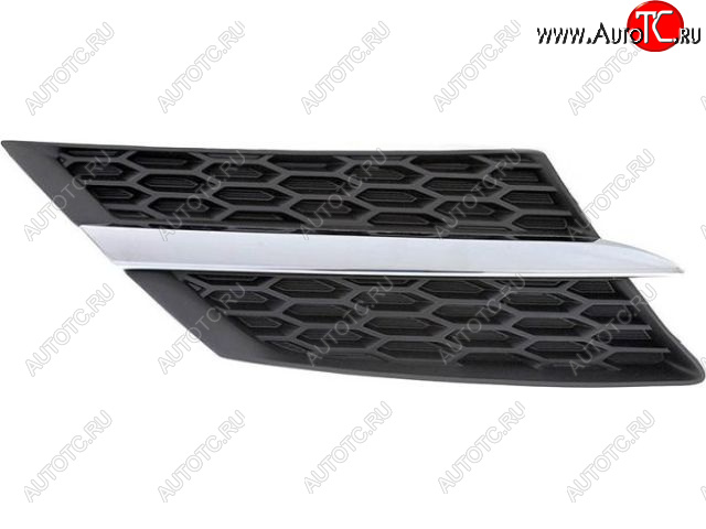 1 129 р. Правая решетка радиатора BodyParts Toyota RAV4 XA40 5 дв. дорестайлинг (2012-2015) (хром серый)  с доставкой в г. Вологда