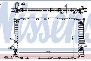AUDI 100 (A6 94-) РАДИАТОР ОХЛАЖДЕН (см.каталог) BODYPARTS ai10091-914