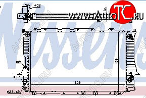 3 069 р. AUDI 100 (A6 94-) РАДИАТОР ОХЛАЖДЕН (см.каталог) BODYPARTS ai10091-914  с доставкой в г. Вологда