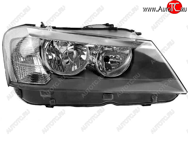 10 849 р. Правая фара (c электрокорректором) DEPO BMW X3 F25 дорестайлинг (2010-2014)  с доставкой в г. Вологда