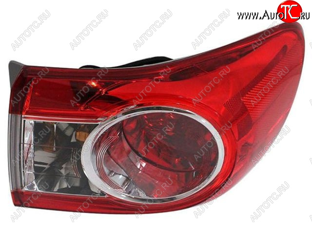 1 599 р. Правый фонарь (внешний) BodyParts  Toyota Corolla ( E140,  E150) (2009-2013) седан рестайлинг  с доставкой в г. Вологда