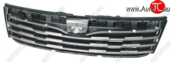 4 999 р. Решётка радиатора (хром, Тайвань) BodyParts Subaru Forester SH (2008-2013) (Неокрашенная)  с доставкой в г. Вологда