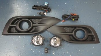 CR-V ФАРА ПРОТИВОТУМ Л+П (КОМПЛЕКТ) С РЕШЕТК , С ПРОВОДК И КНОПКОЙ BODYPARTS hdcrv12-073-n