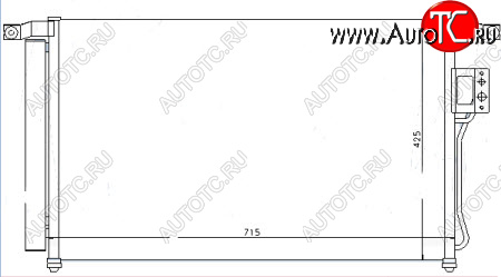 4 999 р. SANTA FE КОНДЕНСАТОР КОНДИЦ (см.каталог) BODYPARTS hnsfe06-931  с доставкой в г. Вологда