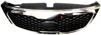 Решетка радиатора (пр-во Китай) BODYPARTS KIA Sorento XM дорестайлинг (2009-2012) (хром)