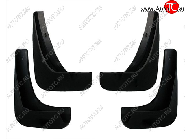 679 р. Комплект брызговиков (4 штуки) BodyParts Chevrolet Aveo T250 хэтчбек 5 дв рестайлинг (2006-2011)  с доставкой в г. Вологда