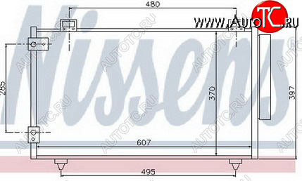 3 689 р. COROLLA (+MATRIX 03-06) КОНДЕНСАТОР КОНДИЦ BODYPARTS tycrl02-930  с доставкой в г. Вологда