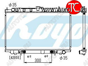 13 399 р. MAXIMA QX РАДИАТОР ОХЛАЖДЕН AT 2 3 (1 ряд) BODYPARTS nnmxq95-912  с доставкой в г. Вологда