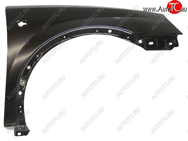3 069 р. Правое крыло (с отверстием под повторитель поворота, Тайвань) BodyParts  Opel Corsa  C (2000-2006) (Неокрашенное)  с доставкой в г. Вологда