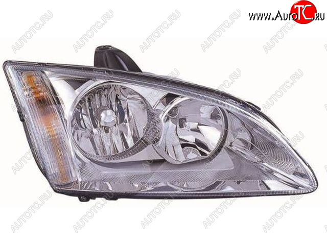 6 499 р. Правая фара передняя DEPO Ford Focus 2 хэтчбэк 3 дв. дорестайлинг (2004-2007)  с доставкой в г. Вологда