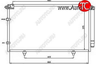 3 699 р. CAMRY КОНДЕНСАТОР КОНДИЦ BODYPARTS tycam02-930  с доставкой в г. Вологда