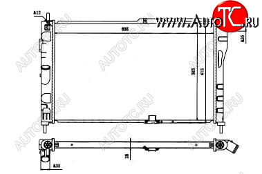 2 799 р. ESPERO РАДИАТОР ОХЛАЖДЕН MT BODYPARTS dwesp94-913  с доставкой в г. Вологда