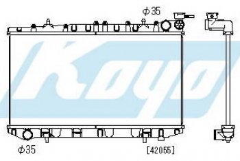 P10 РАДИАТОР ОХЛАЖДЕН MT 1.8 BODYPARTS nnp1091-917