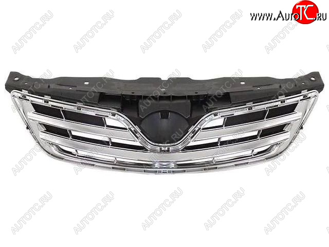 3 699 р. Решётка радиатора (хром) BodyParts  Toyota Corolla  E150 (2009-2013) седан рестайлинг (Неокрашенная)  с доставкой в г. Вологда