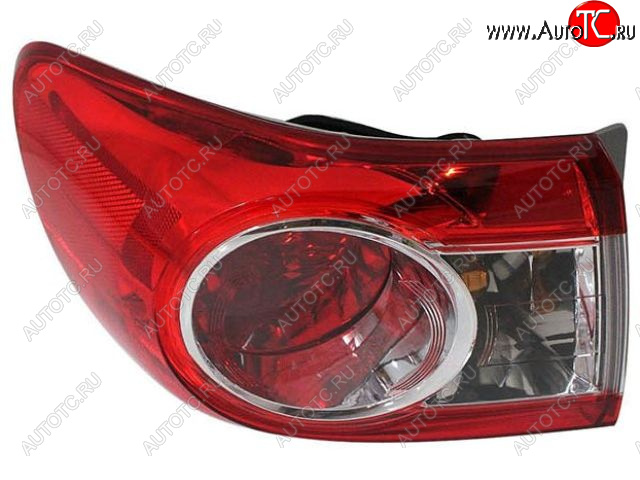 1 599 р. Левый фонарь (внешний) BodyParts  Toyota Corolla ( E140,  E150) (2009-2013) седан рестайлинг  с доставкой в г. Вологда