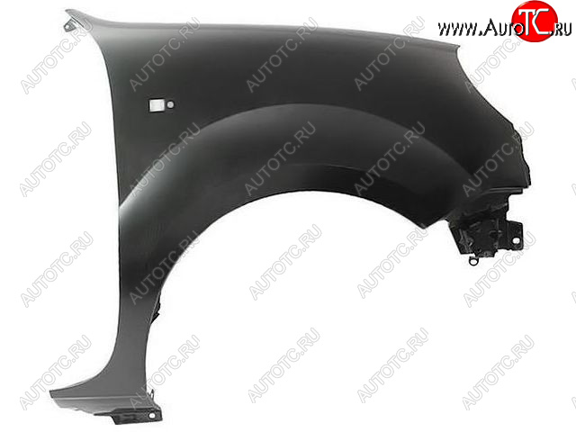 4 199 р. Правое крыло (с отверстием под повторитель поворота, Тайвань) BodyParts  Renault Kangoo  KC (2003-2007) рестайлинг (Неокрашенное)  с доставкой в г. Вологда
