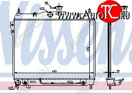 3 099 р. GETZ (372 x 495 mm) РАДИАТОР ОХЛАЖДЕН (см.каталог) BODYPARTS hngez02-912  с доставкой в г. Вологда