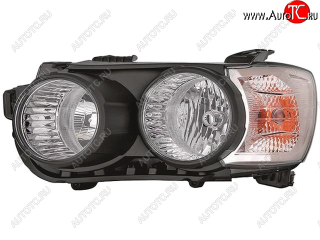 4 849 р. Левая фара (c электрокорректором) BODYPARTS  Chevrolet Aveo  T300 (2011-2015) седан  с доставкой в г. Вологда