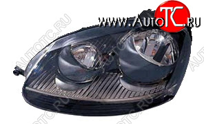 9 249 р. Левая фара (c электрокорректором) DEPO  Volkswagen Golf  5 (2003-2009) хэтчбэк  с доставкой в г. Вологда