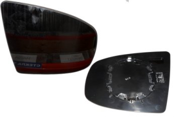X5 {X6 08-} СТЕКЛО ЗЕРКАЛА ПРАВ ЭЛЕКТР С ПОДОГРЕВ (aspherical) (Тайвань) VIEWMAX bm0x507-460-r