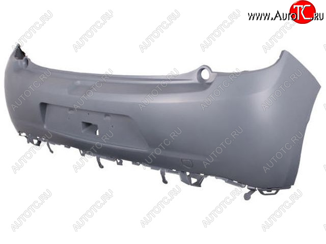 8 299 р. Бампер задний (Тайвань) BodyParts  CITROEN C3  дорестайлинг (2009-2015) (Неокрашенный)  с доставкой в г. Вологда