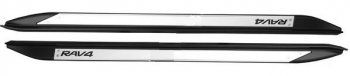 RAV4 ПОРОГ-ПОДНОЖКА Л+П (КОМПЛЕКТ) OEM STYLE , АЛЮМИН BODYPARTS tyrv406-4a0a-n