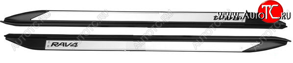 12 899 р. RAV4 ПОРОГ-ПОДНОЖКА Л+П (КОМПЛЕКТ) OEM STYLE , АЛЮМИН BODYPARTS tyrv406-4a0a-n  с доставкой в г. Вологда
