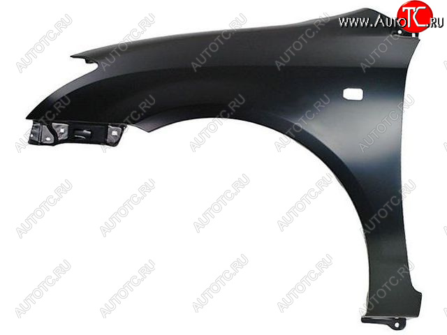 5 249 р. Левое крыло (с отверстием под повторитель поворота, Тайвань) BodyParts  Toyota Corolla  E120 (2000-2007) хэтчбек 5 дв. дорестайлинг, хэтчбек рестайлинг (Неокрашенное)  с доставкой в г. Вологда
