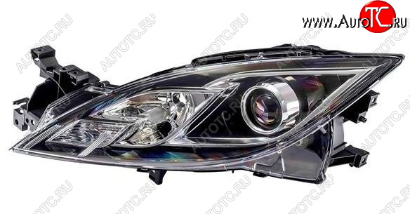 14 649 р. Левая фара (под корректор) DEPO  Mazda 6  GH (2007-2010) дорестайлинг седан  с доставкой в г. Вологда