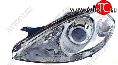 6 999 р. Левая фара (c электрокорректором) DEPO  Mercedes-Benz A class  W169 (2005-2008) дорестайлинг, хэтчбэк 5 дв. (линзован)  с доставкой в г. Вологда