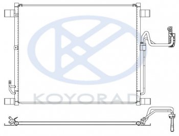 FX35 {EX35 09-} КОНДЕНСАТОР КОНДИЦ (KOYO) KOYORAD ifx3508-930