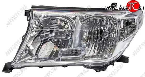 13 599 р. Левая фара (под корректор) DEPO  Toyota Land Cruiser  200 (2007-2012) дорестайлинг  с доставкой в г. Вологда