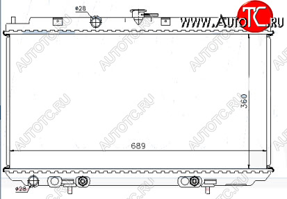 4 999 р. ALMERA (+ P12 02-) РАДИАТОР ОХЛАЖДЕН AT (см.каталог) BODYPARTS nnalm02-915  с доставкой в г. Вологда