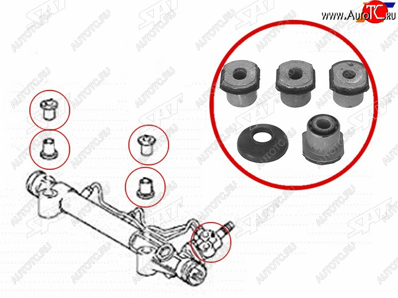 999 р. Втулка рулевой рейки Toyota Hilux Pick Up 04-15  Fortuner 04-08 SAT ST-44200-0K230B  с доставкой в г. Вологда