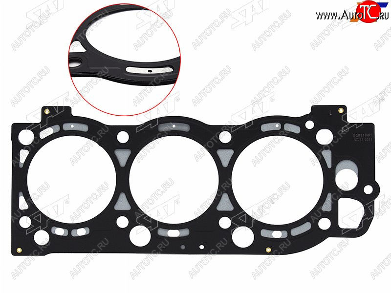 1 239 р. Прокладка ГБЦ TOYOTA LC PRADOSURFGRANVIA 5VZ 99-05 LH SAT ST-33-0011  с доставкой в г. Вологда